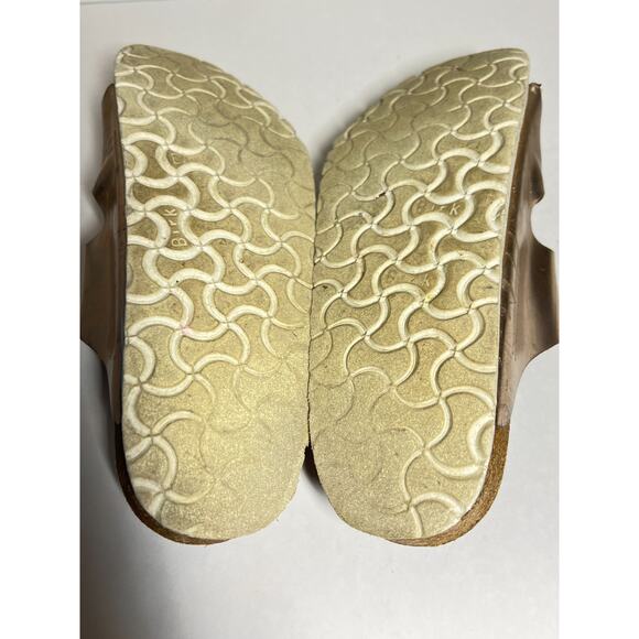 Birkenstock Metallic Copper Leather Arizona Adjust Sandal 38 Reg-Nar 7-7.5 - Picture 11 of 11